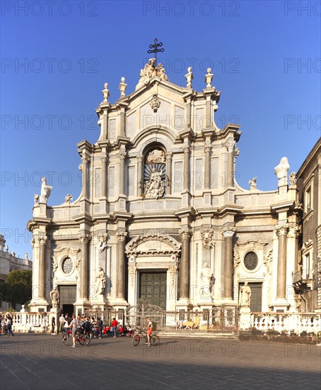 Piazza del Duomo with cathedral Sant'Agata