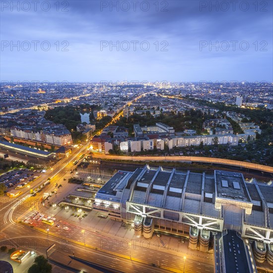 View from the Berlin Radio Tower towards City West