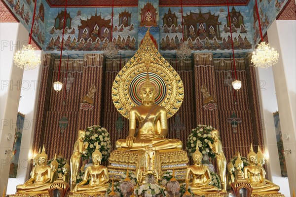 Altar with Buddha statue