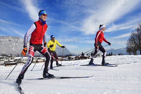 Cross-country skiers