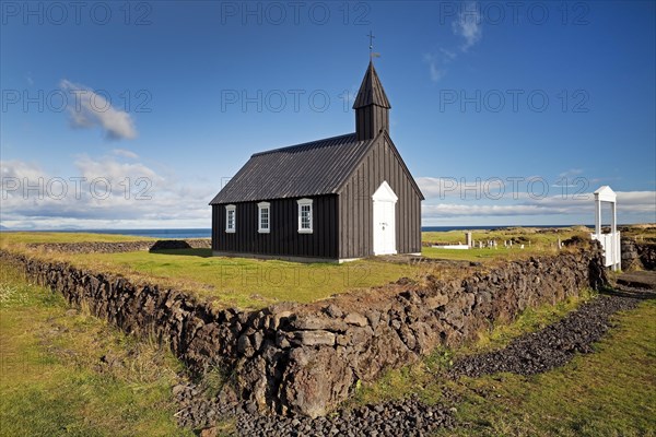 Black Wooden Church