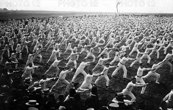 Sports festival gymnastics