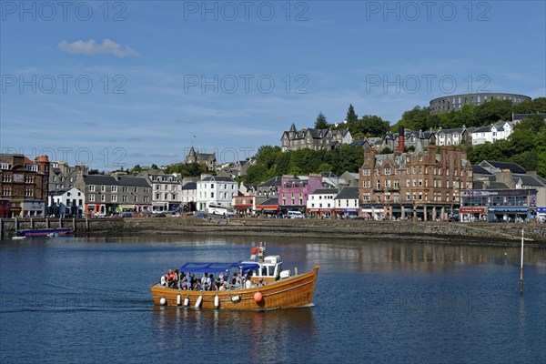 Port and city centre with McCaig's Tower