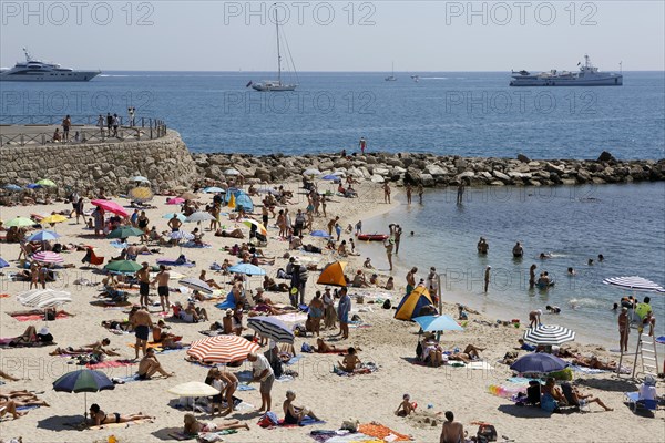 Swimmers on the beach