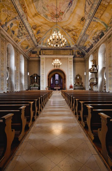 Nave with choir