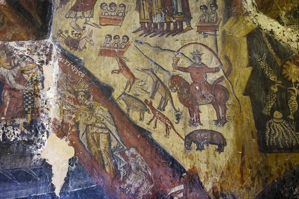 Frescoes in Byzantine Church of the Resurrection