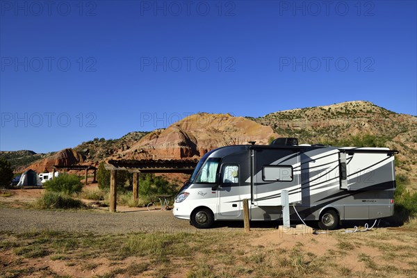 Campervan at Campsite