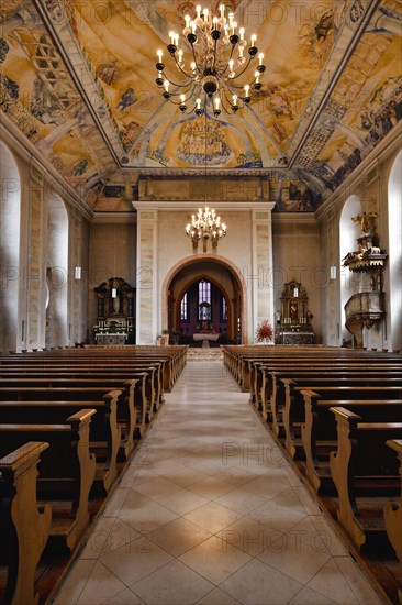 Nave with choir