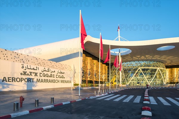 Terminal buildings at Marrakesh Menara Airport