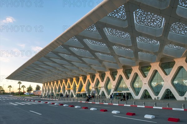 Terminal buildings at Marrakesh Menara Airport