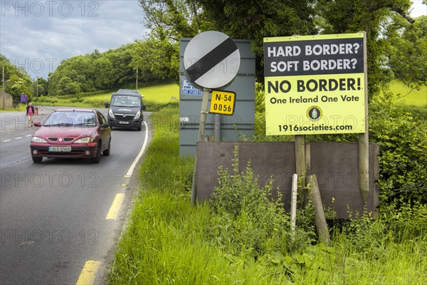 European border between the Republic of Ireland and Northern Ireland