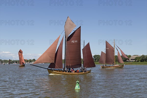 Zeesboots on Saaler Bodden