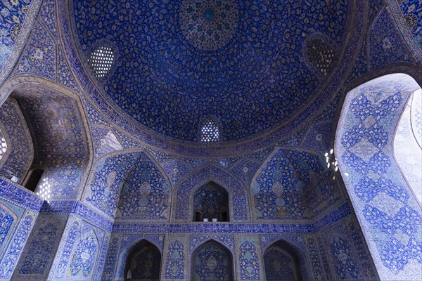 Inside Masjed-e Shah or Shah Mosque