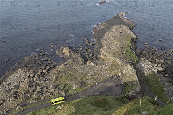 Tourists at the Basalt Columns