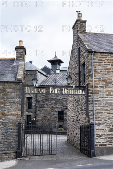 Entrance to Whisky Distillery Highland Park