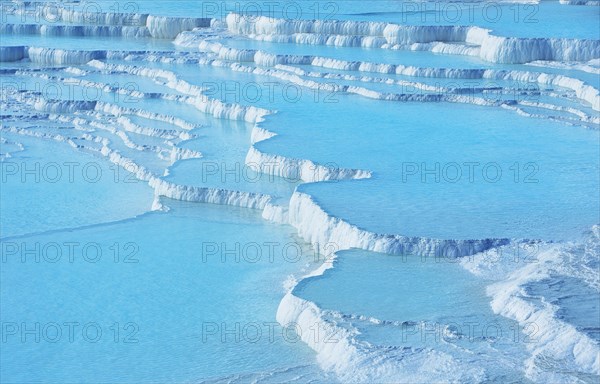 Terraced travertine thermal pools
