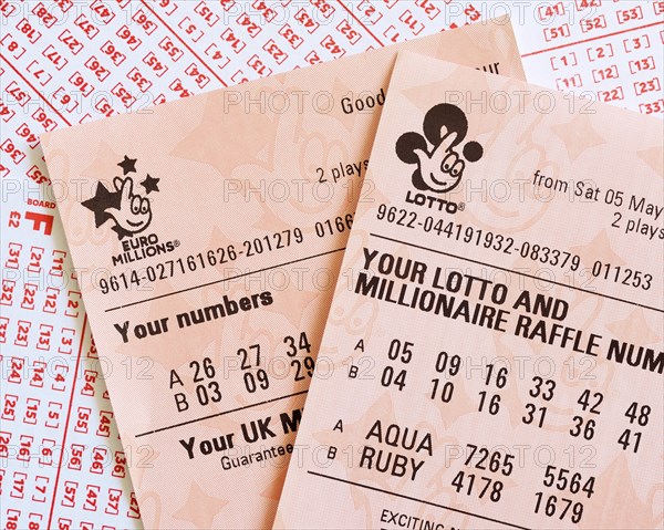 National Lottery ticket