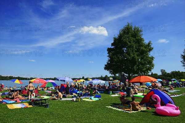 Public outdoor swimming pool