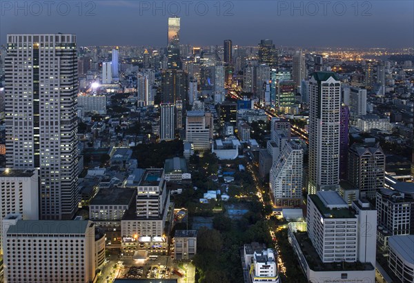 View from Lebua State Tower at dusk