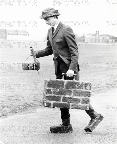 Man with suitcase