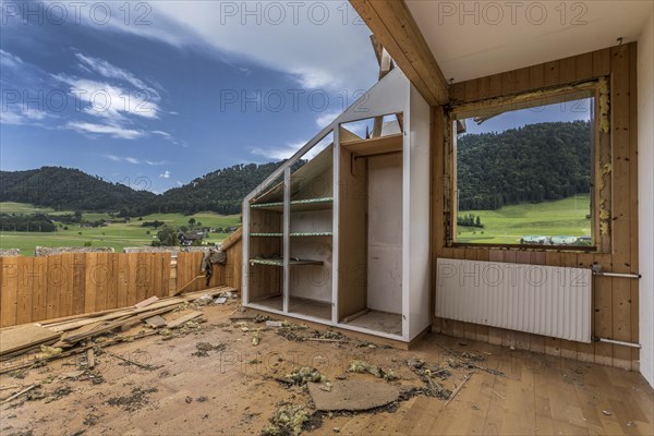 Penthouse of a house that will be demolished