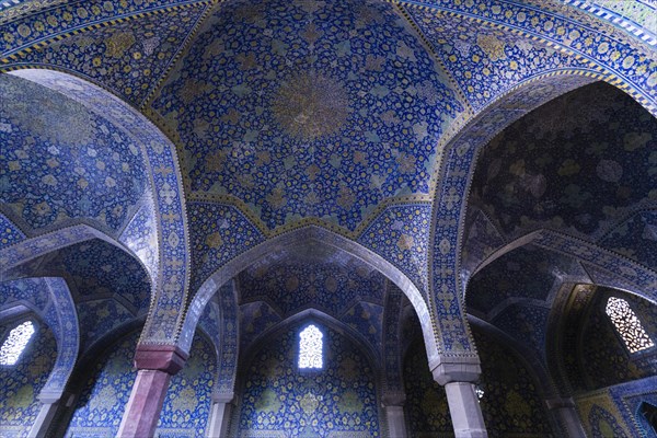 Inside Masjed-e Shah or Shah Mosque