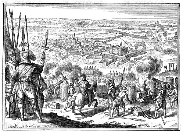 The siege of Juelich by troops of France and the United Provinces