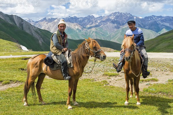 Two Kyrgyz riders