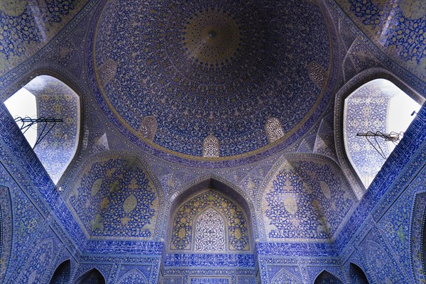 Inside Masjed-e Shah or Shah Mosque