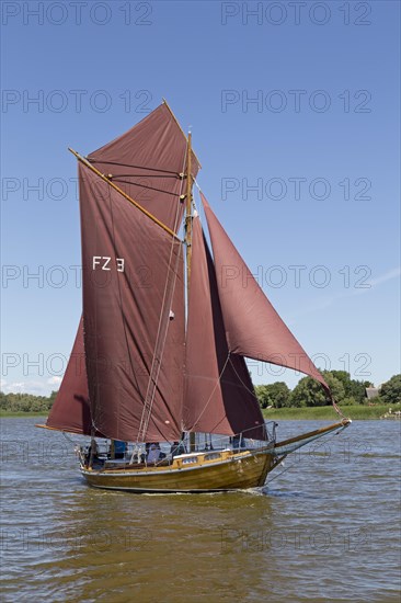 Zeesboot on Saaler Bodden