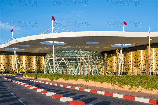 Terminal buildings at Marrakesh Menara Airport