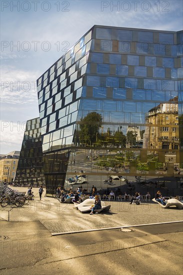 Modern glass facade