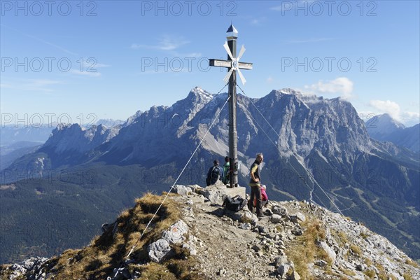 Summit of Daniel in front of Zugspitze