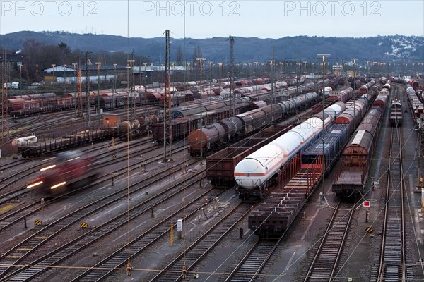 Train formation plant in the suburb of Vorhalle