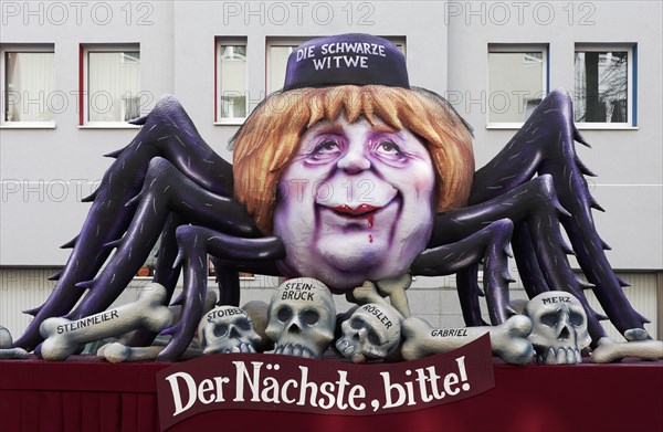 Chancellor Angela Merkel as Black Widow