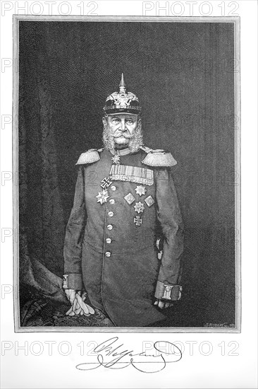 William I. or in German Wilhelm I.