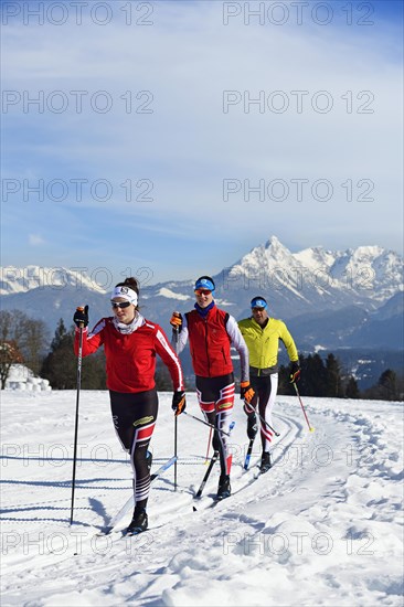 Cross-country skiers