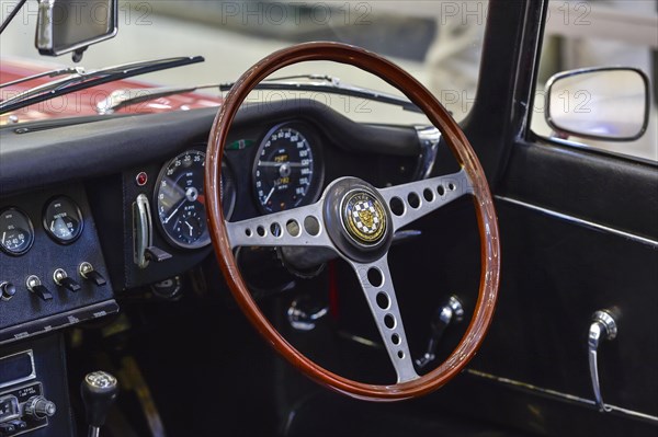 Detail Cockpit Jaguar E-Type