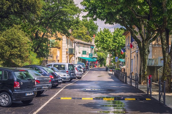 Main street of Vauvenargues