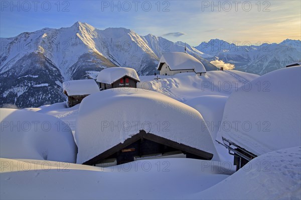 Maria zum Schnee chapel in the snow in the centre of the village