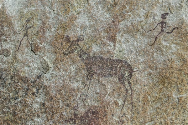 Gobabis Rock Art by the San Bushmen