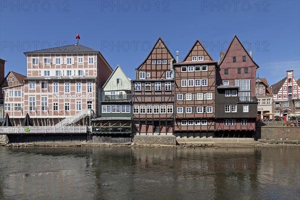 Historic half-timbered houses on Stintmarkt