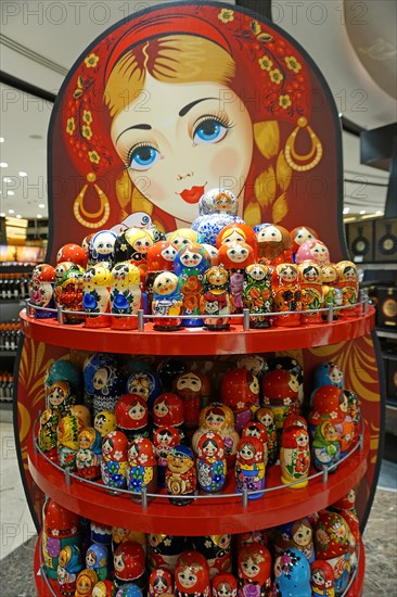 Matryoshkas in Moscow Souvenir Shop