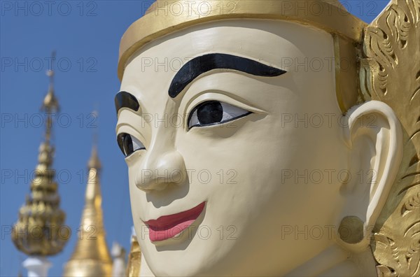 Nat spirit statue at Shwedagon Pagoda