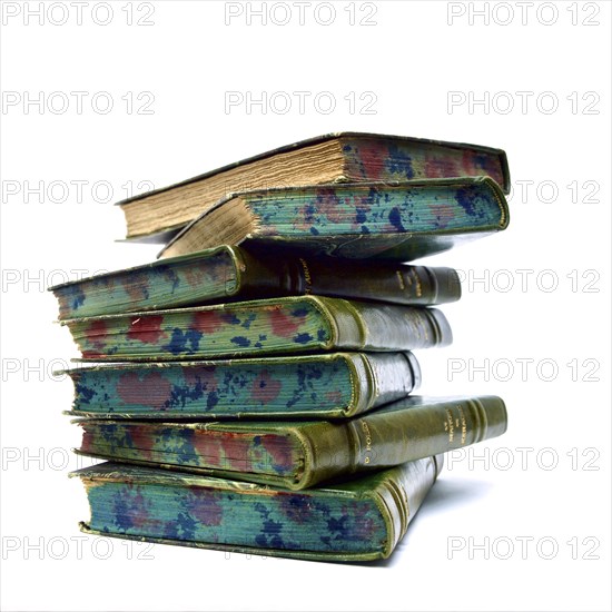 Stack of old books