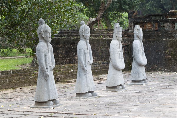 Statues of mandarins