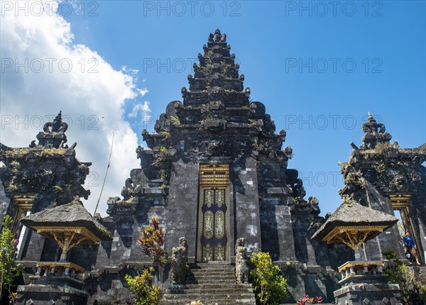 Entrance door of a side temple