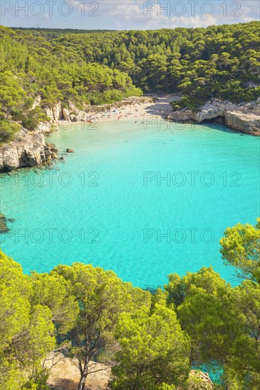 View of Cala Mitjana