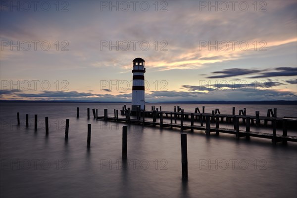 Lighthouse at dusk