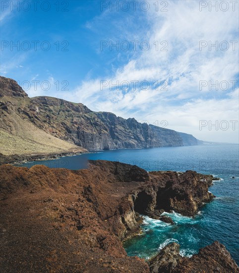 Rocky coast with turquoise sea